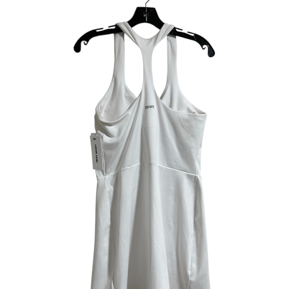 DKNY Women's Racerback Tennis Mini Dress white XL NWT - Picture 5 of 10